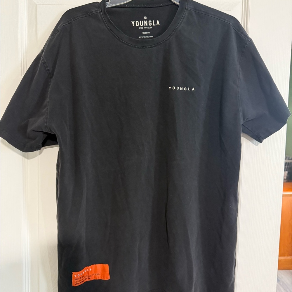 YoungLA Charcoal Black Men's Tee